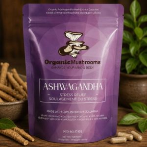 Premium Organic Ashwagandha Capsules – 120 Capsules