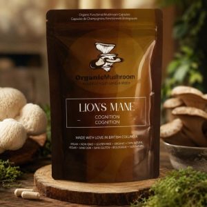 Premium Organic Lion’s Mane Capsules – 10:1 Extract – 120 Capsules